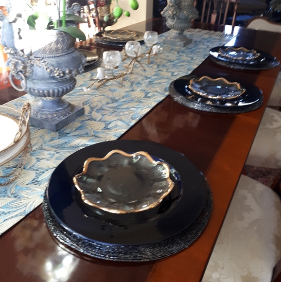 5 13 in silver chargers - Picture 7 of 8